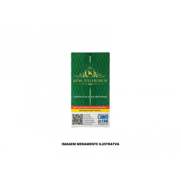 CIGARRO DE PALHA - KING PALHEIROS - 20UN MENTA